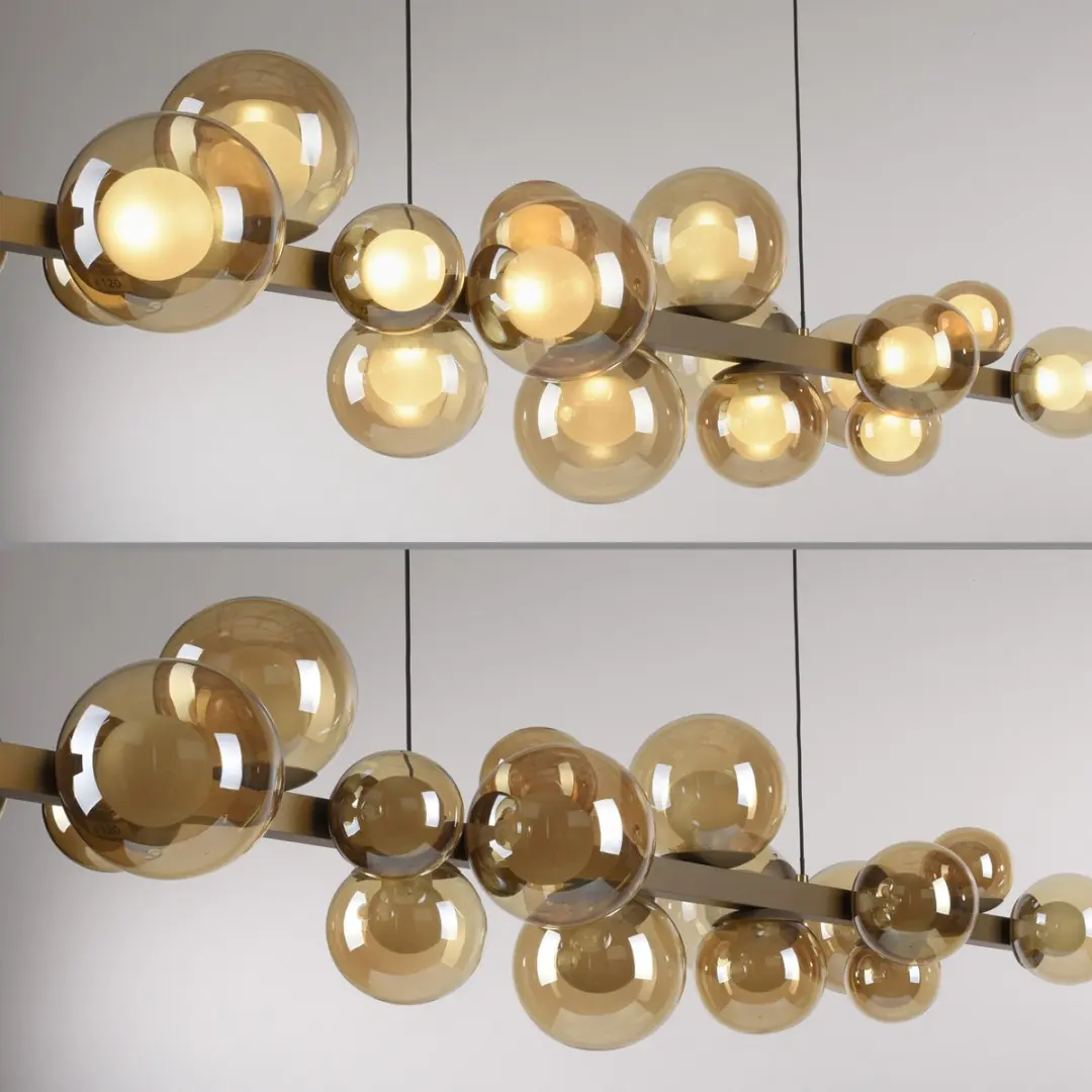 Paul Neuhaus PURE E-Popup Hanglamp 120cm - Champagne - afbeelding 2 van 6