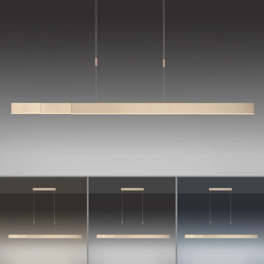 Neuhaus PURE - Hanglamp e-Slide L 120-200 cm mat goud - afbeelding 6 van 6