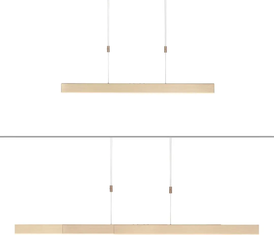 Neuhaus PURE - Hanglamp e-Slide L 120-200 cm mat goud - afbeelding 4 van 6