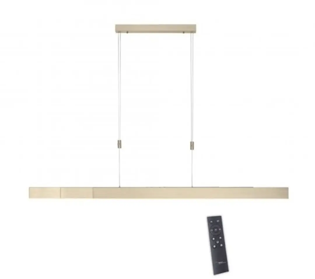 Neuhaus PURE - Hanglamp e-Slide L 120-200 cm mat goud - afbeelding 3 van 6