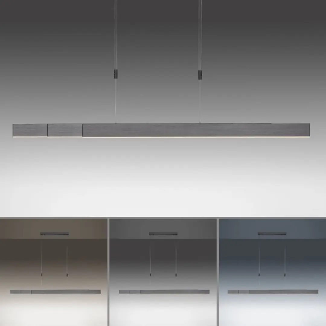 Neuhaus PURE - Hanglamp e-Slide L 120-200 cm donker grijs - afbeelding 3 van 6