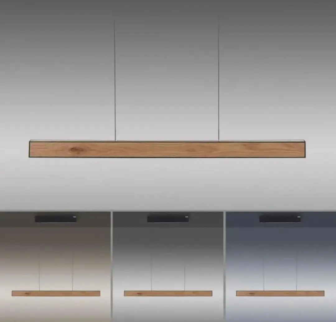 Paul Neuhaus PURE e-Lift Hanglamp 120cm - Zwart Hout - afbeelding 4 van 6