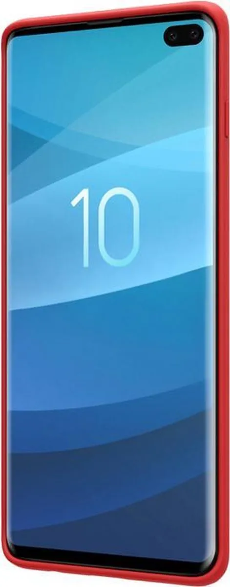 Nillkin Flex Silicone Hoes Samsung Galaxy S10+ - Rood - afbeelding 3 van 4