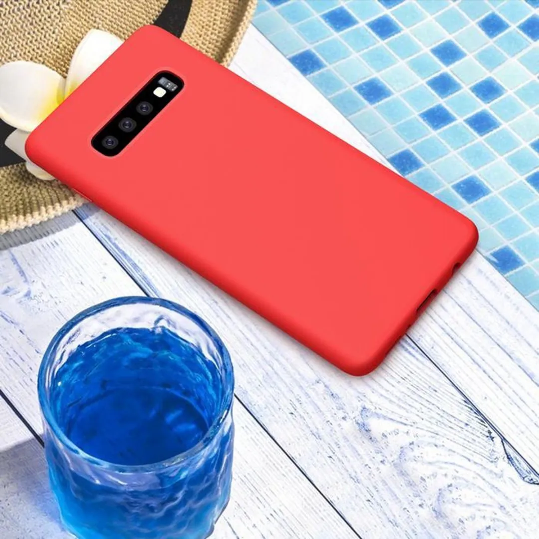 Nillkin Flex Silicone Hoes Samsung Galaxy S10+ - Rood - afbeelding 4 van 4