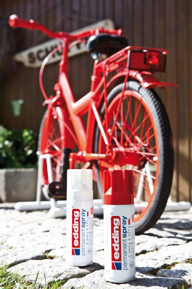 edding 5200 Spuitverf Verkeersrood Glanzend 200ml