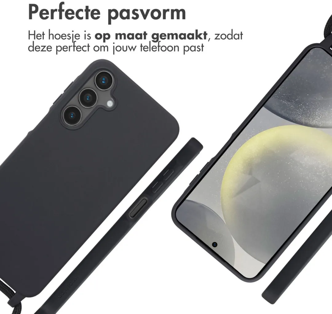 Imoshion Hoesje Samsung Galaxy S24 FE - Siliconen - Zwart - afbeelding 6 van 6