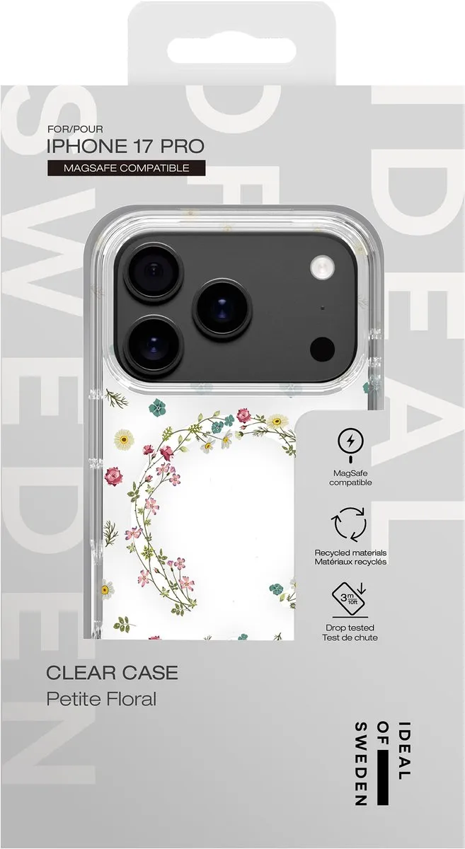 iDeal of Sweden Clear Case iPhone 17 Pro Petite Floral - IDCLCMS-I2561P-507