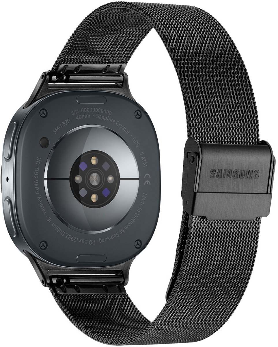 Samsung Special Edition Galaxy Watch 8 Grijs/Zwart Mesh 44mm