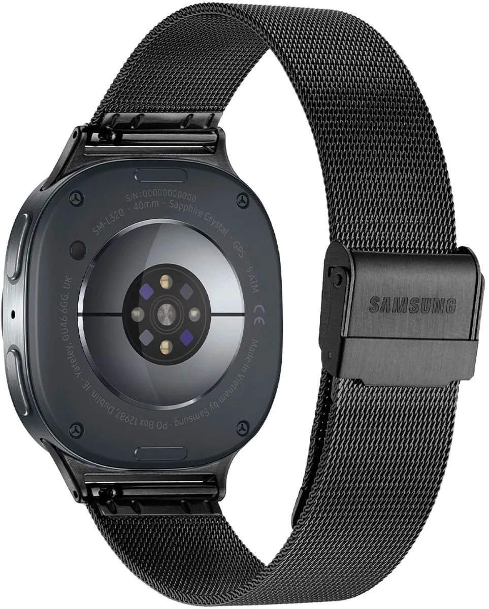 Samsung Galaxy Watch 8 SA.L330GBM20 - 44mm - Grijs/Zwart Mesh