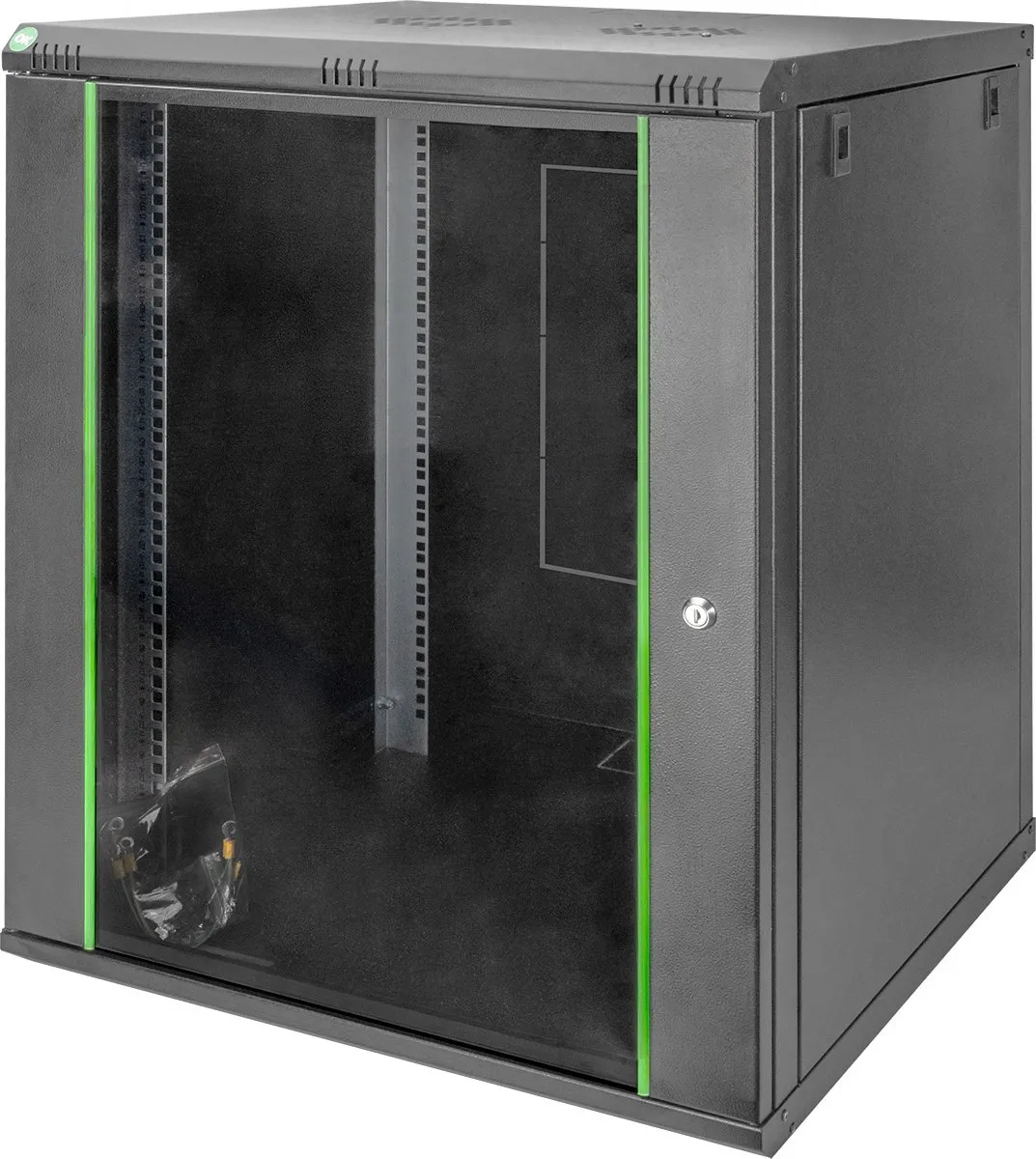 Digitus DN-19 16U-6/6-EC-SW Wandkast 16 HE - 600x816x600mm Zwart