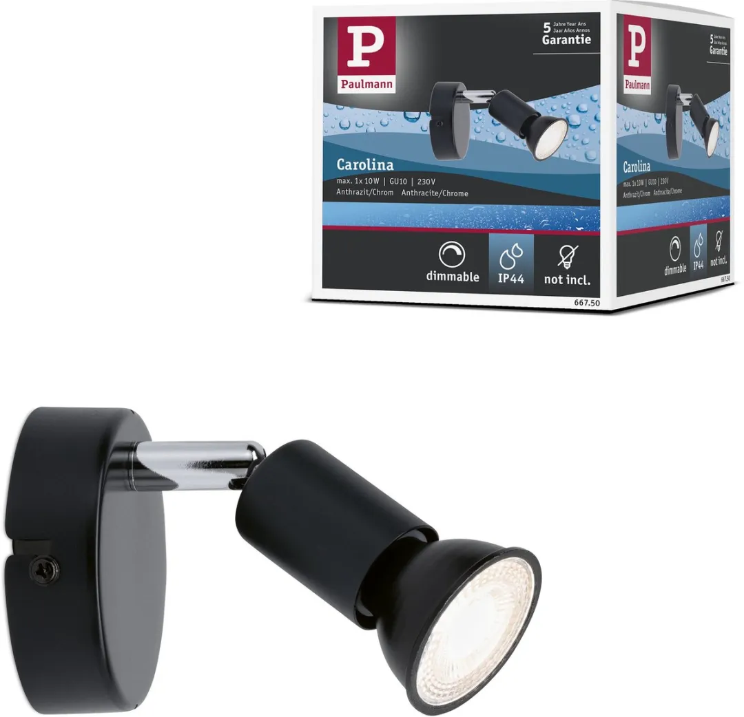 Paulmann Spotlight Carolina IP44 GU10 10W