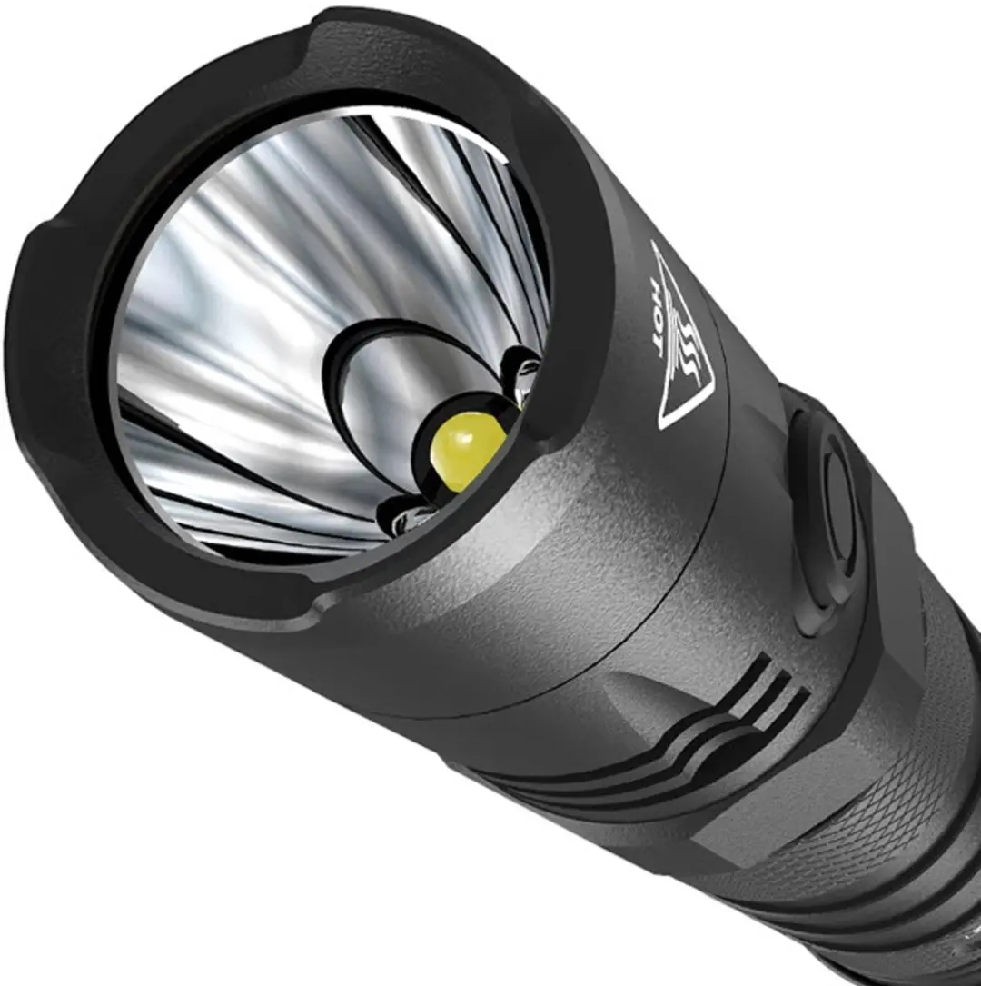 Nitecore MH12 V2 tactische zaklamp - 1200 lumen - Zwart - afbeelding 5 van 6