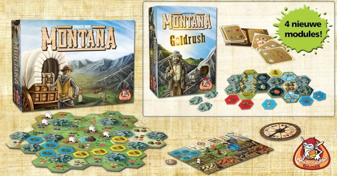 White Goblin Games Montana Uitbreiding Goldrush WGG1849