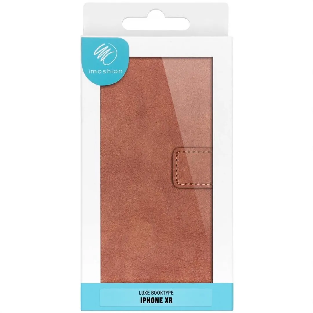 Imoshion Hoesje iPhone XR - 3 Pasjes - Bruin - afbeelding 6 van 6
