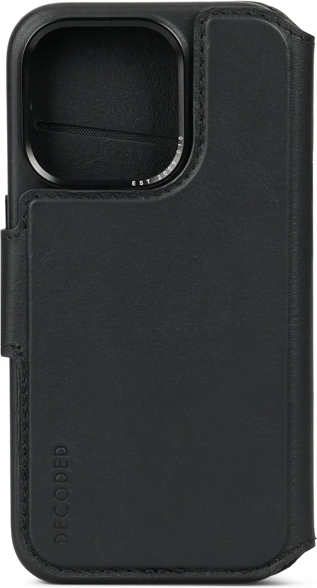 Decoded D24IPO15PDW5BK iPhone 15 Pro Hoesje - Magnetisch 2-in-1 - 3 Pasjes - Zwart