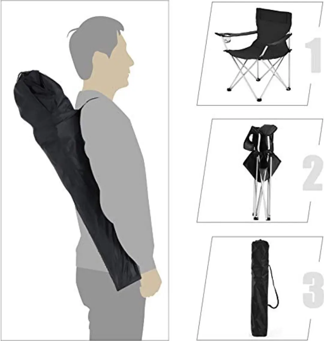 Songmics Campingstoelen set van 2