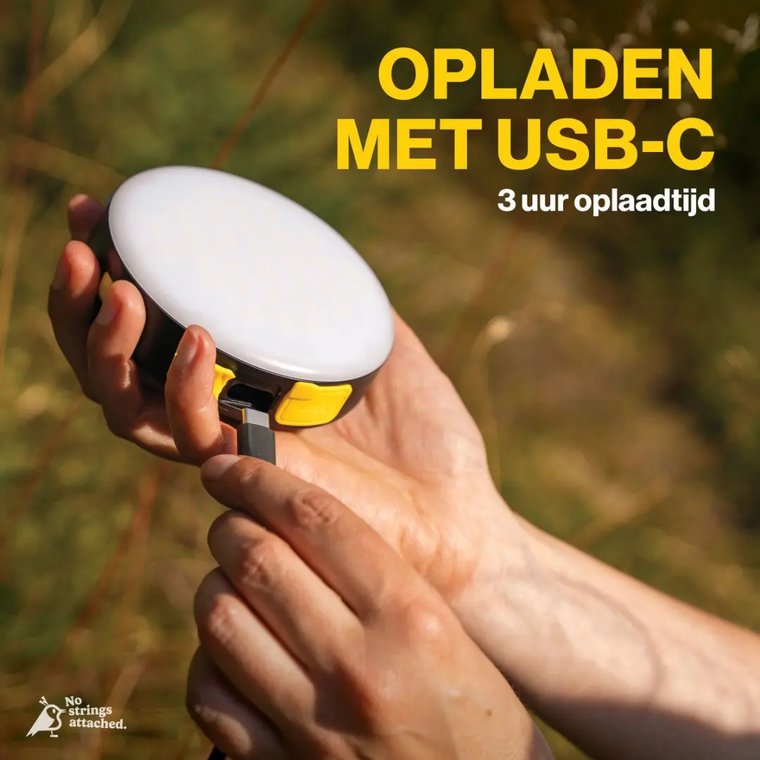 Aqiila Lightbird BL10 Campinglamp met Powerbank - Zwart - afbeelding 6 van 6