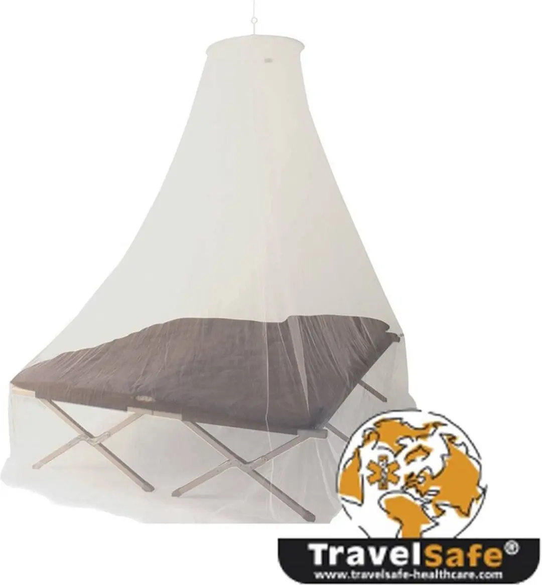 TravelSafe Pyramide Muskietennet 2 Persoons - Wit - afbeelding 4 van 6