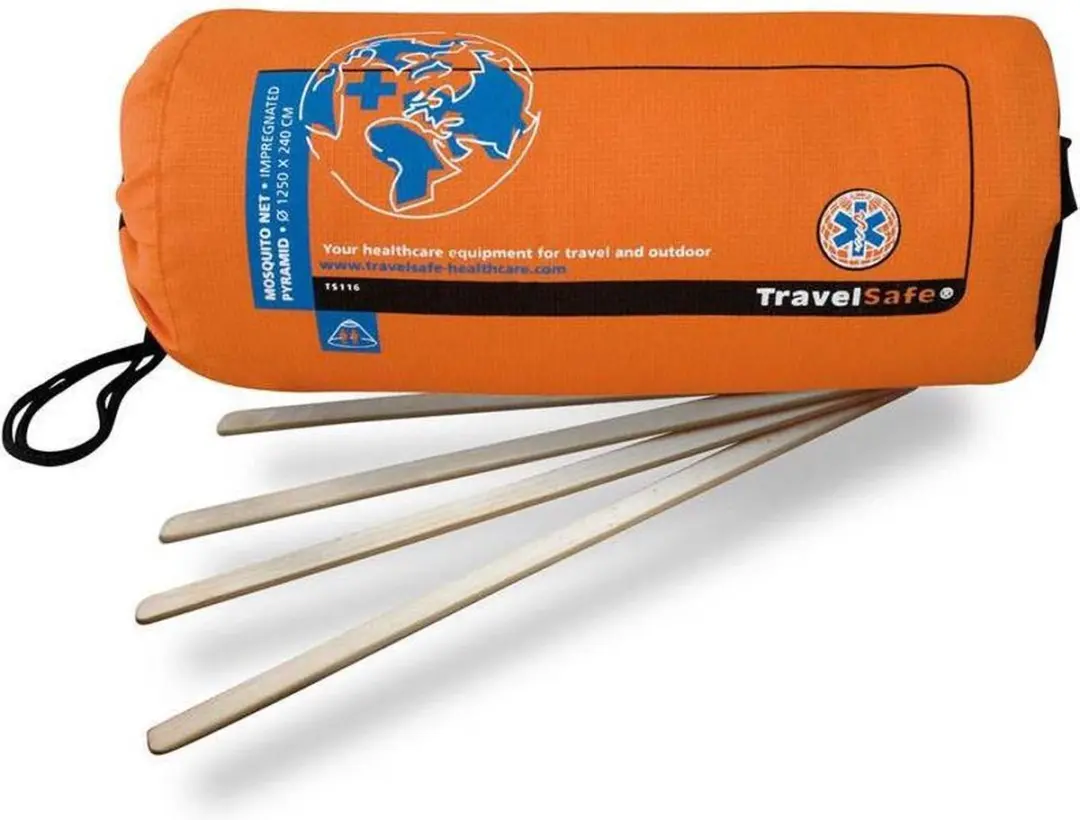TravelSafe Pyramide Muskietennet 2 Persoons - Wit - afbeelding 2 van 6
