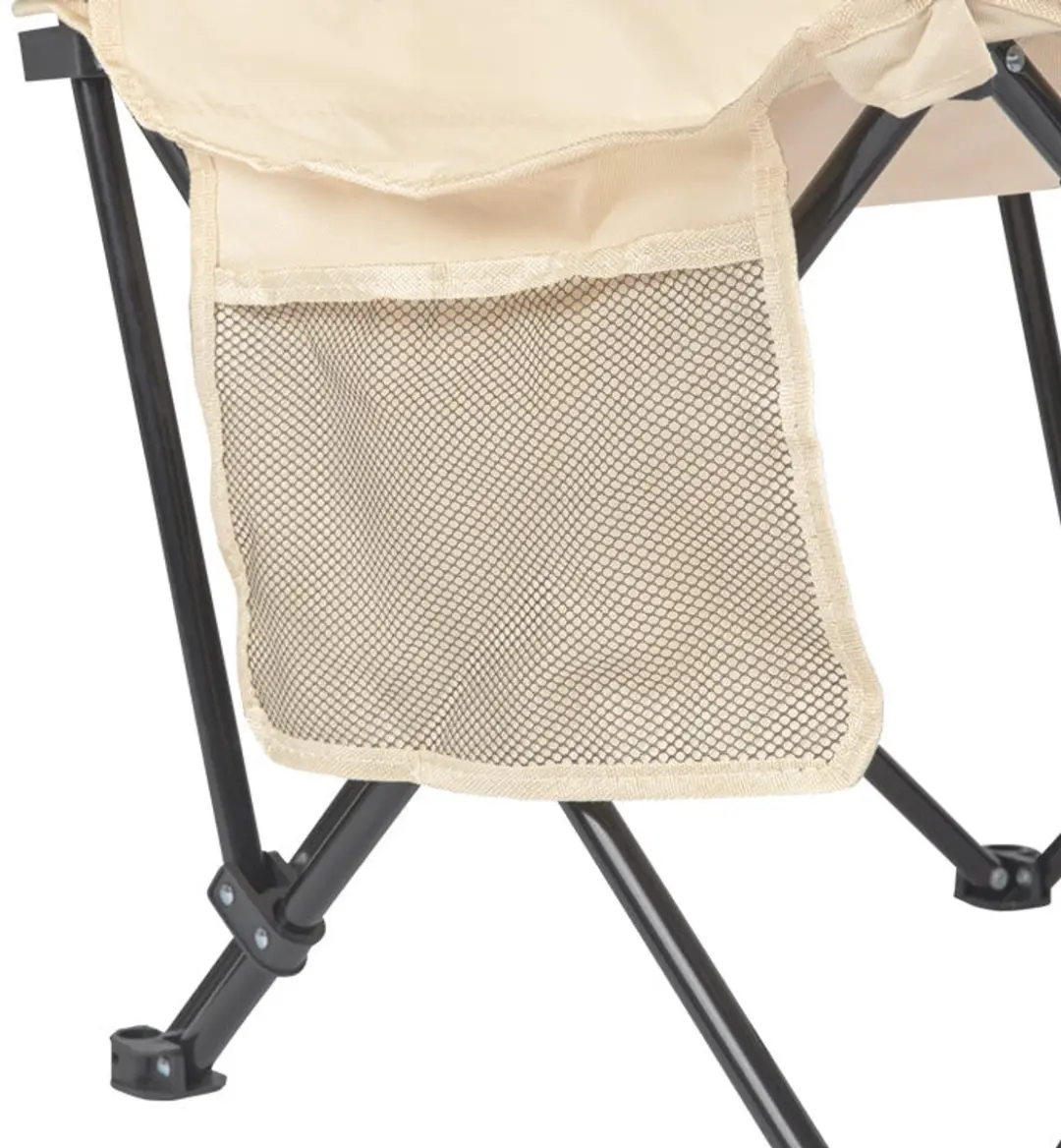VirtuFit Campingstoel met Voetsteun - Set van 2 - Beige - afbeelding 4 van 6