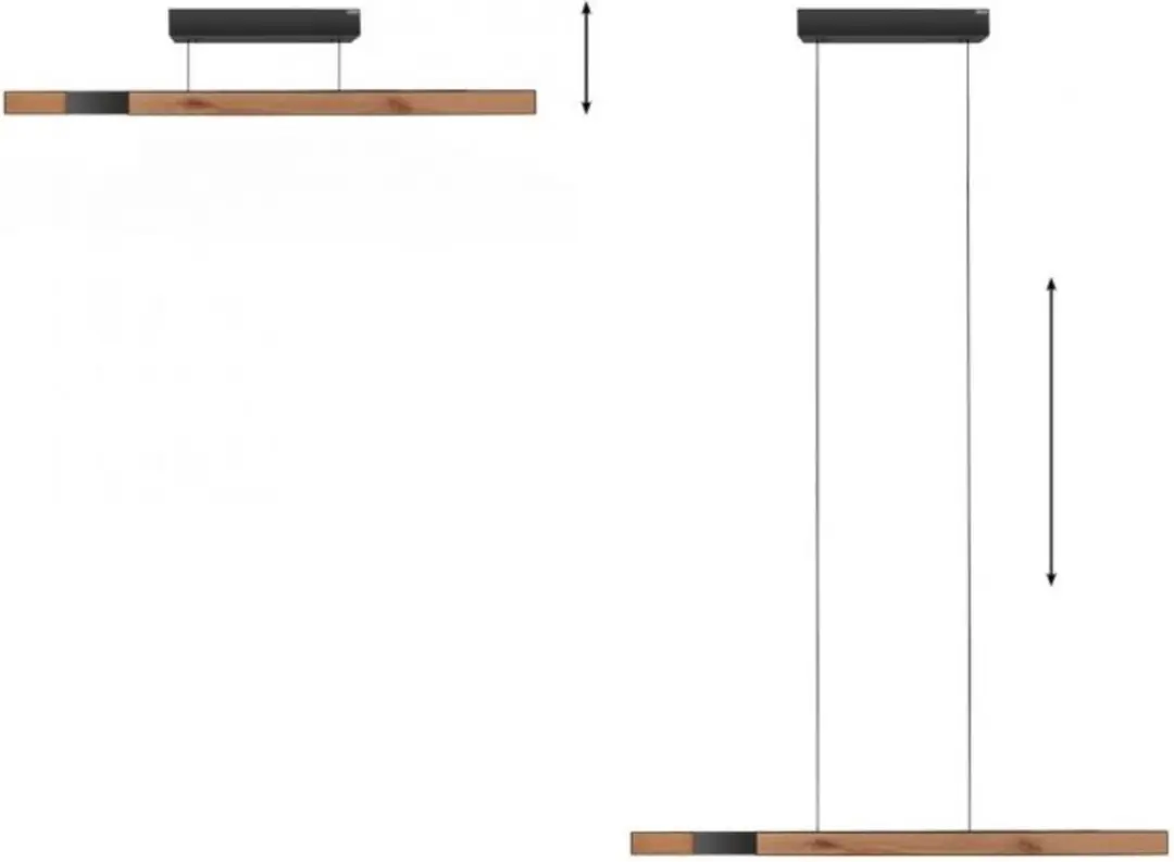 Paul Neuhaus PURE Moto-Rise 2545-79 Hanglamp - Hout - afbeelding 5 van 6