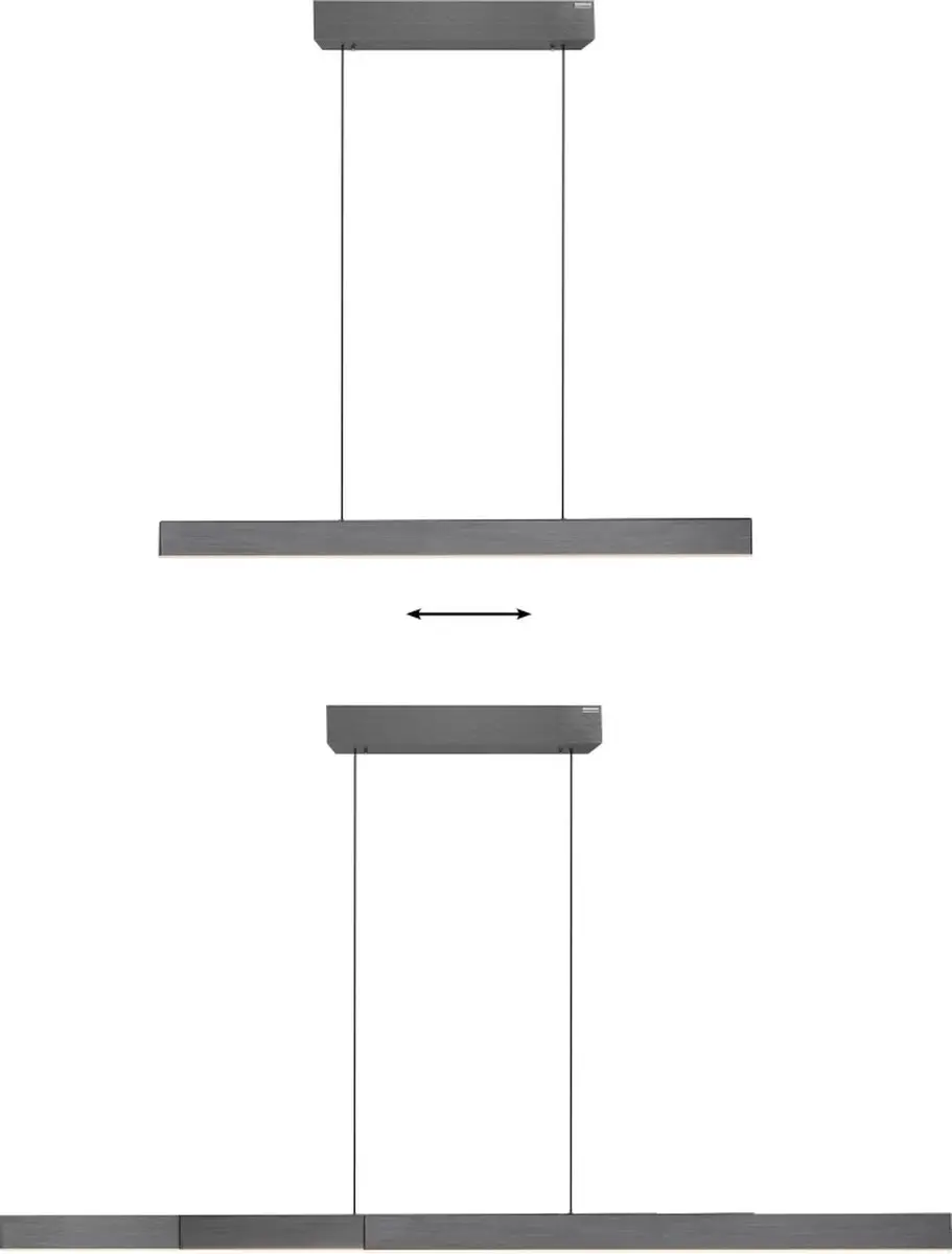Paul Neuhaus PURE Moto-Rise 2545-15 Hanglamp - Grijs - afbeelding 5 van 6