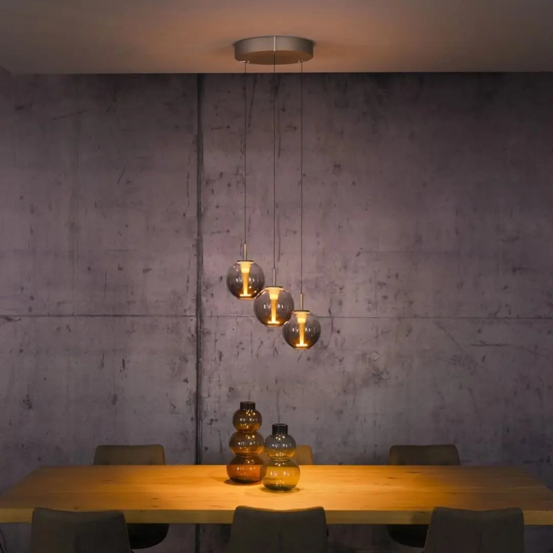 Paul Neuhaus Pure E-Infinity Hanglamp - 3 lichts - Ø50cm - afbeelding 4 van 6