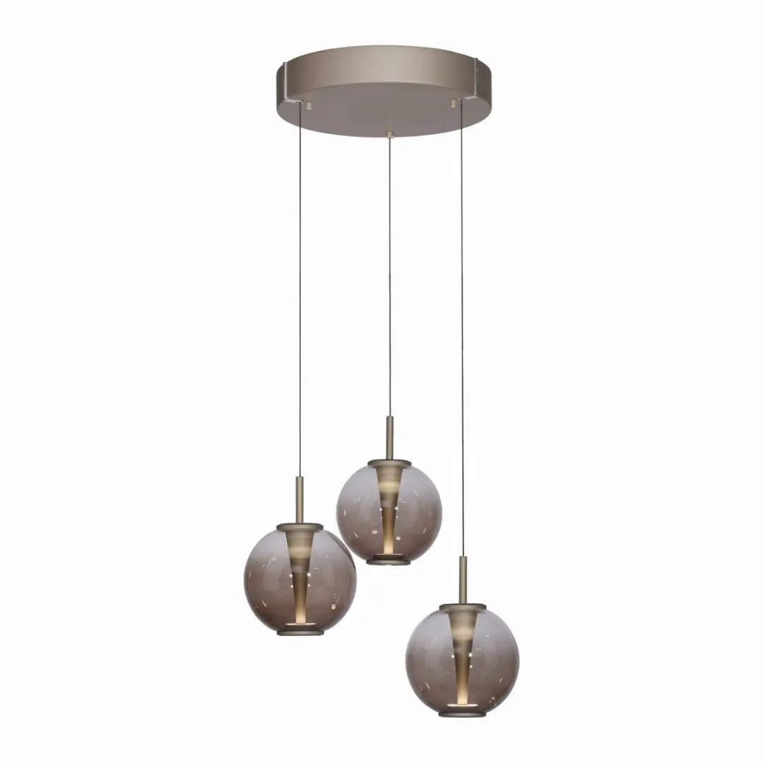 Paul Neuhaus Pure E-Infinity Hanglamp - 3 lichts - Ø50cm - afbeelding 2 van 6
