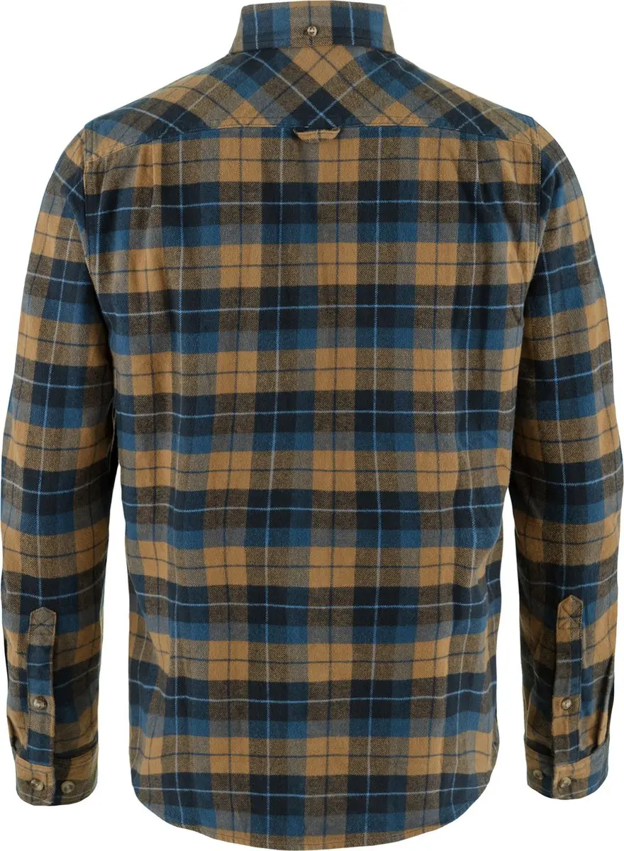 Fjällräven Singi Heavy Flannel Shirt Overhemd - Dark Navy - afbeelding 4 van 5