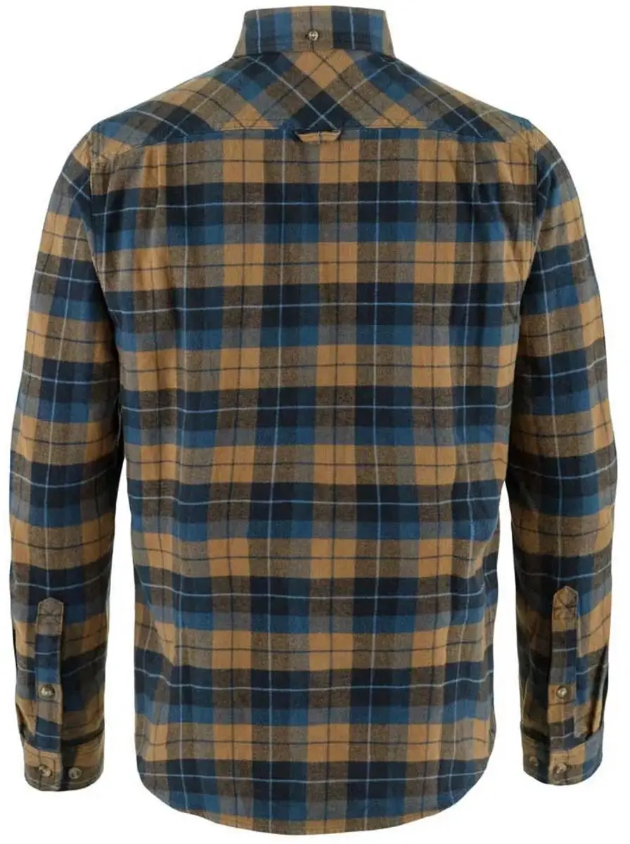 Fjällräven Singi Heavy Flannel Shirt Overhemd - Dark Navy - afbeelding 3 van 5