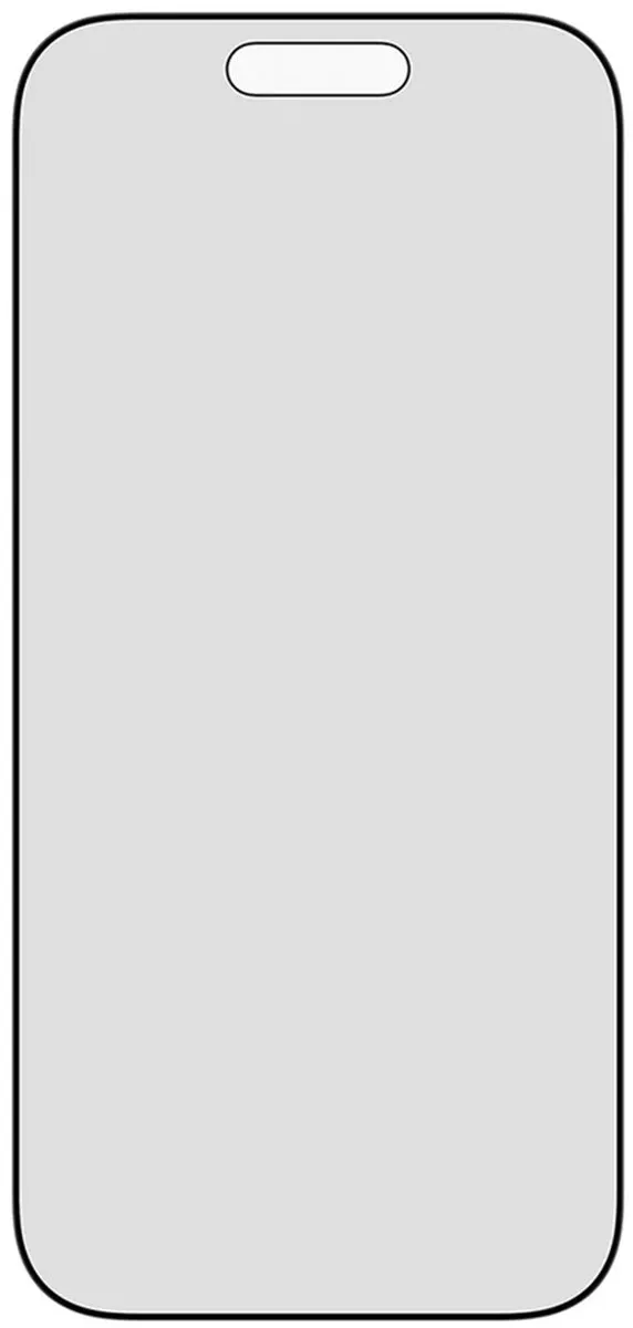 PanzerGlass Screenprotector geschikt voor Apple iPhone 16 Pro Glazen | PanzerGlass FastFit Screenprotector Privacy - Case Friendly - Zwart