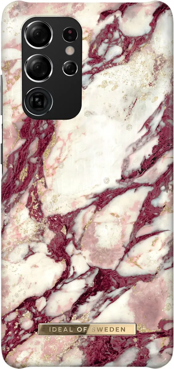 iDeal of Sweden Galaxy S21 Ultra Hardcase Calacatta Ruby Marble