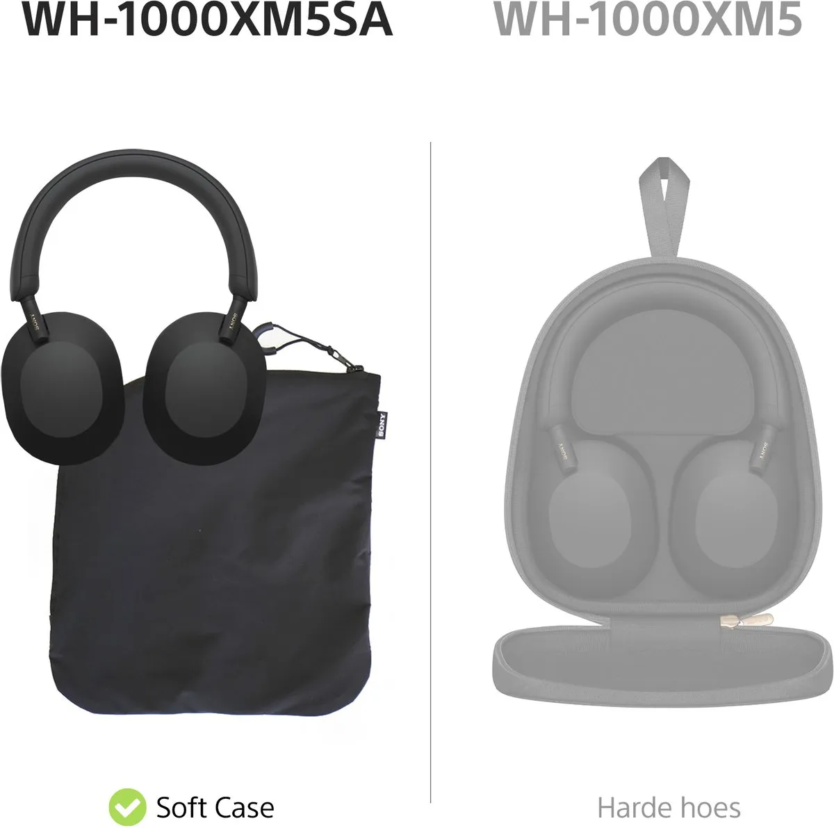 Sony WH-1000XM5SA Noise Cancelling Koptelefoon - Zwart