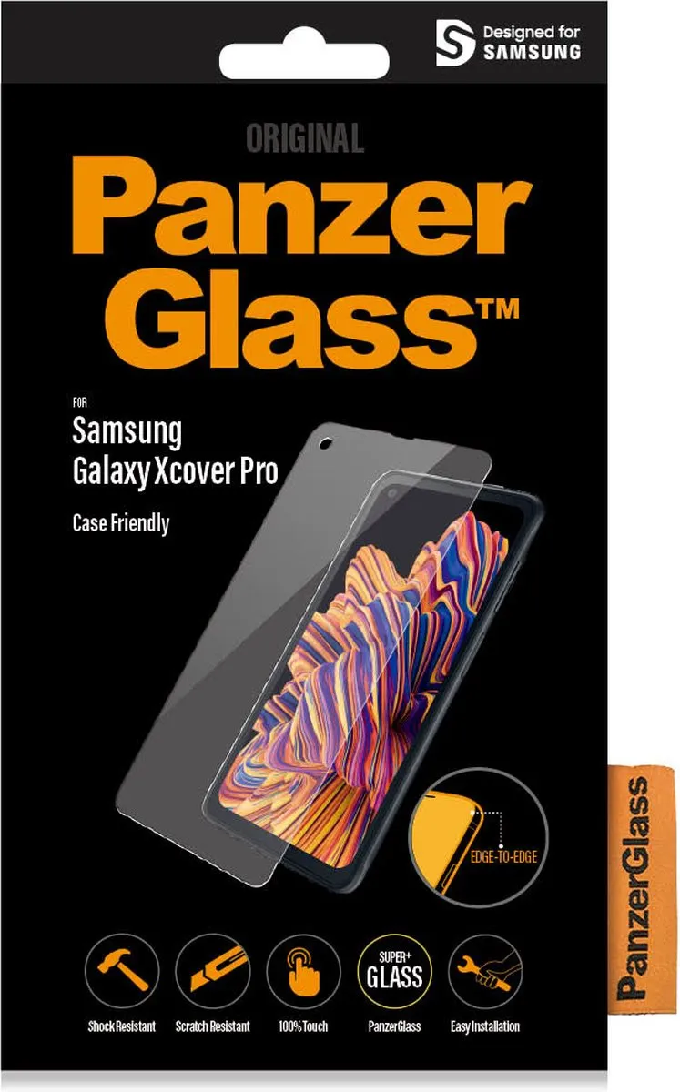 PanzerGlass PZ-7227 Screenprotector Samsung Galaxy Xcover Pro - Case Friendly