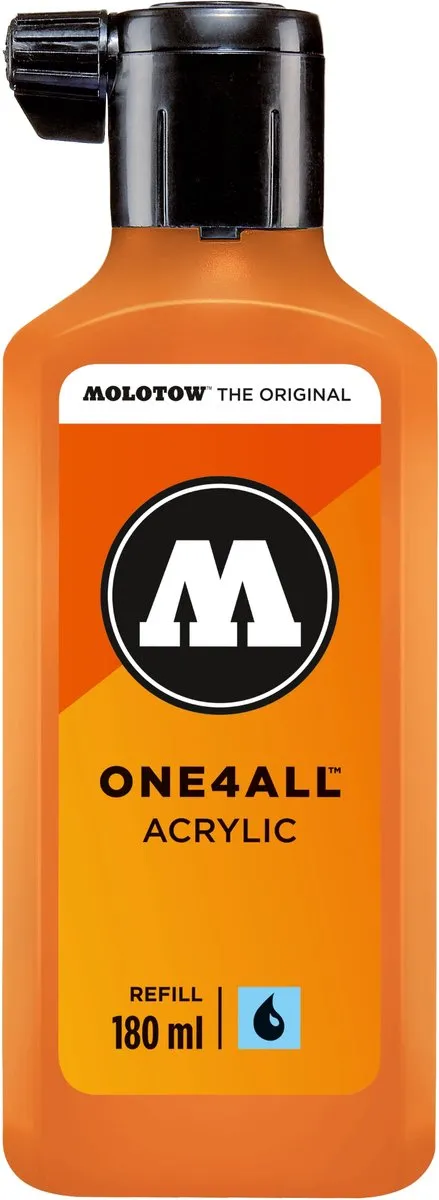 Molotow ONE4ALL Fluoriserend Oranje Navulinkt 180ml