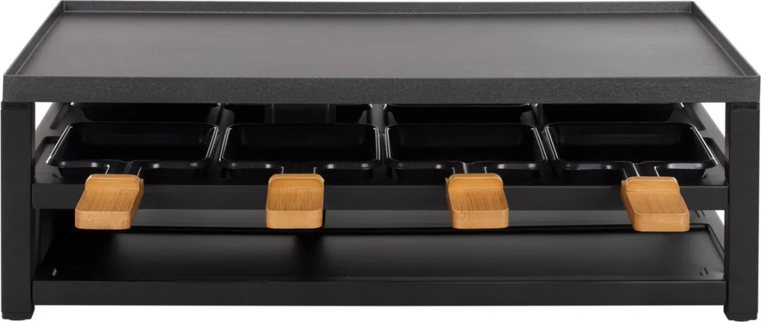 Princess Gourmetstel 162655 Raclette - 8 Personen - 1300W - Zwart