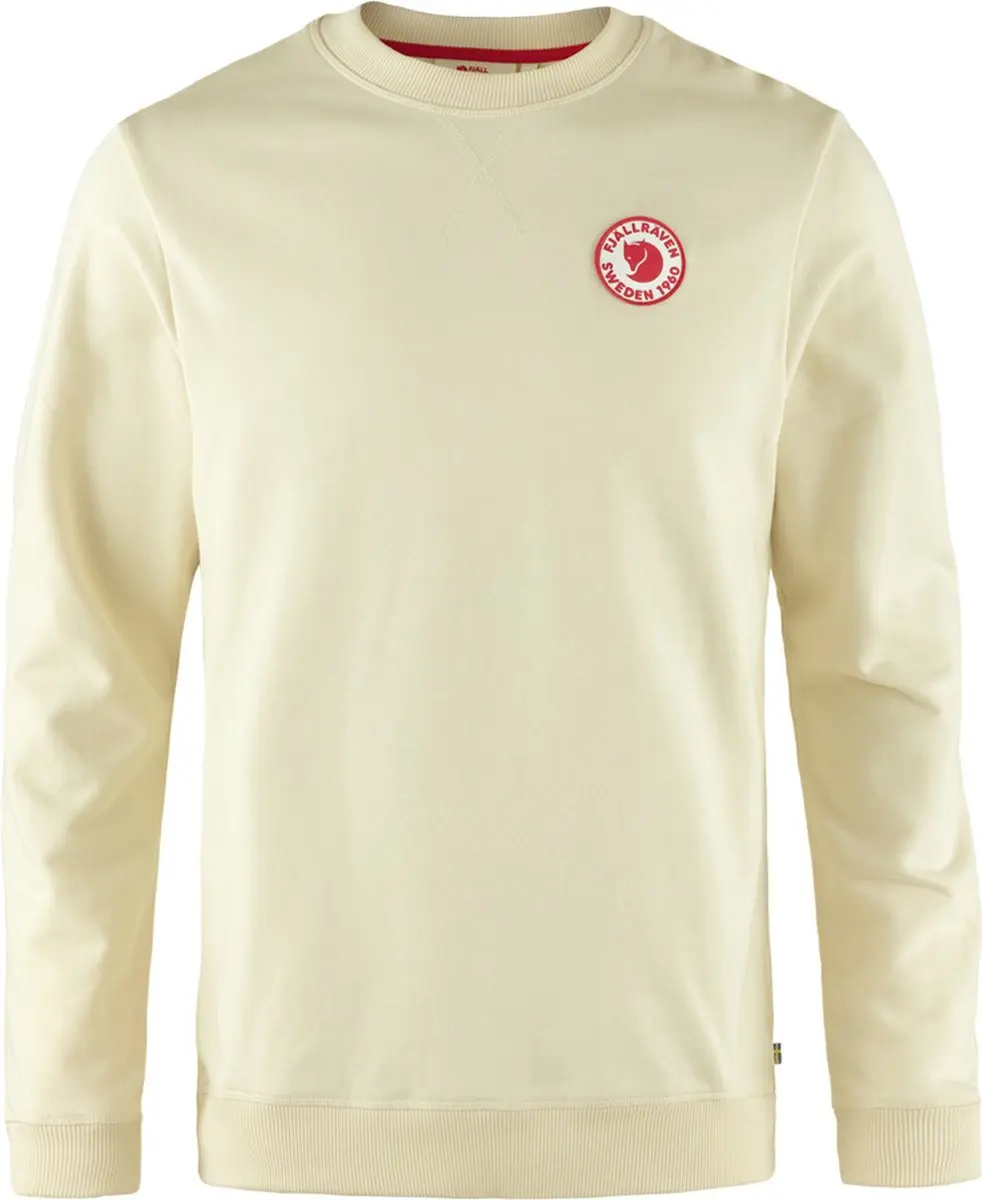 Fjallraven 1960 Logo Badge Trui Heren Chalk White M