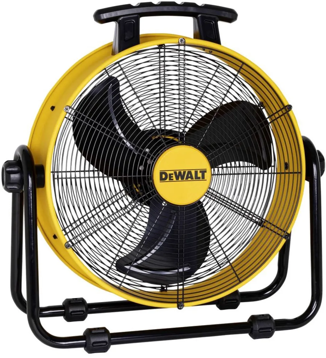 DeWalt DXF2067 Vloerventilator 50cm - 110W - 3 standen - Zwart/Geel