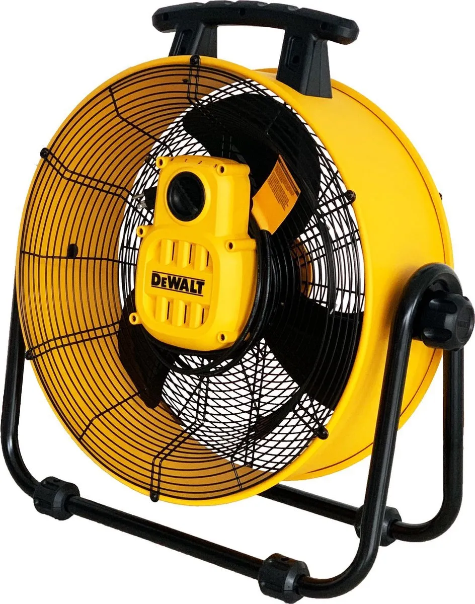 DeWalt DXF2067 Vloerventilator 50cm - 110W - 3 standen - Zwart/Geel