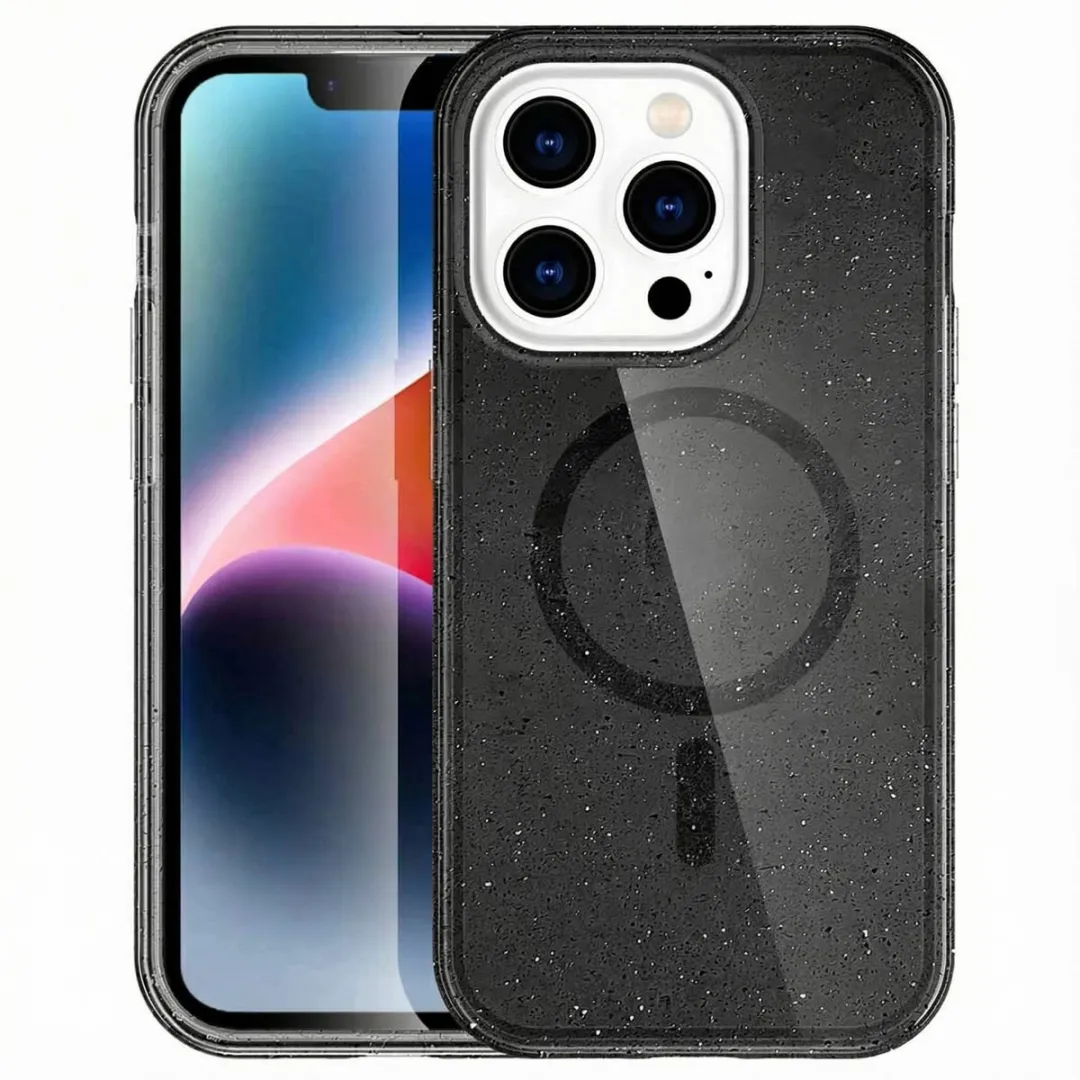 Imoshion Hoesje iPhone 14 Pro Max Sparkle Glitter Zwart