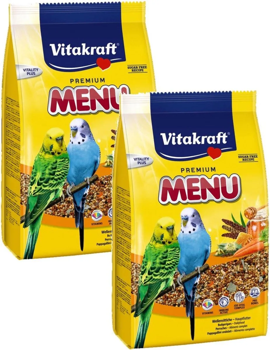 Vitakraft Parkieten Premium Menu Vogelvoer