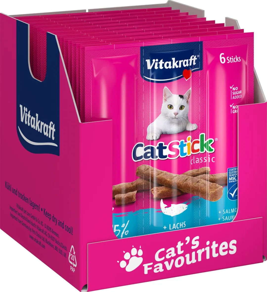 Vitakraft Cat Stick Zalm