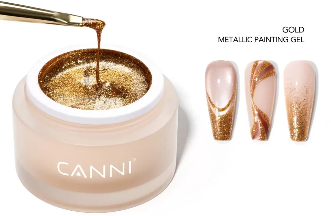Canni UV Gellak Metallic Goud
