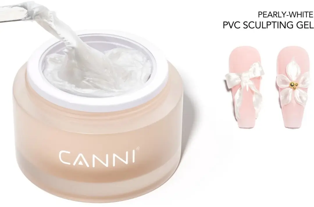 Canni UV Gellak Parelmoer Witte Decoratie Gel