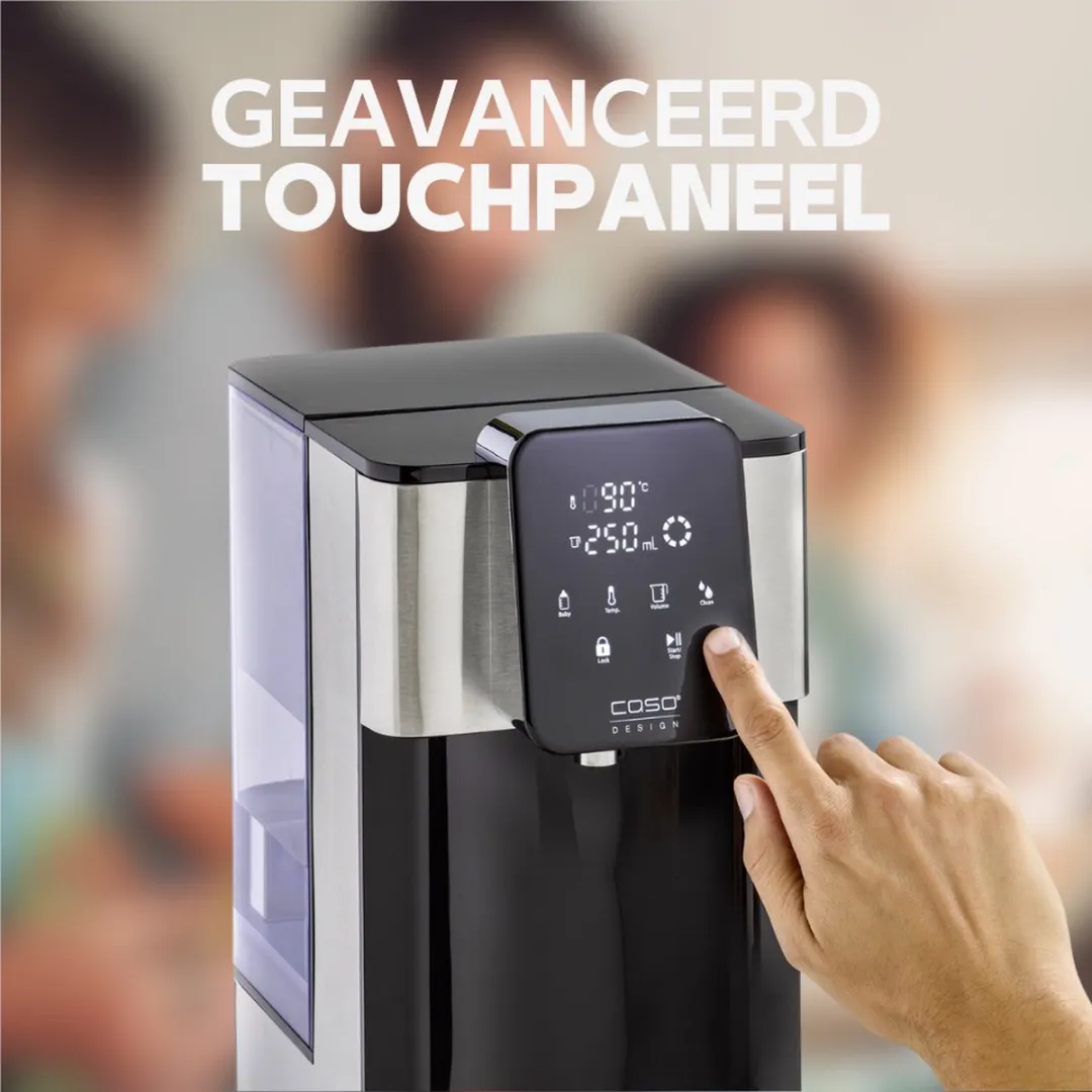 Caso HW1660 Turbo Heetwaterdispenser 2600W - 4L Zwart