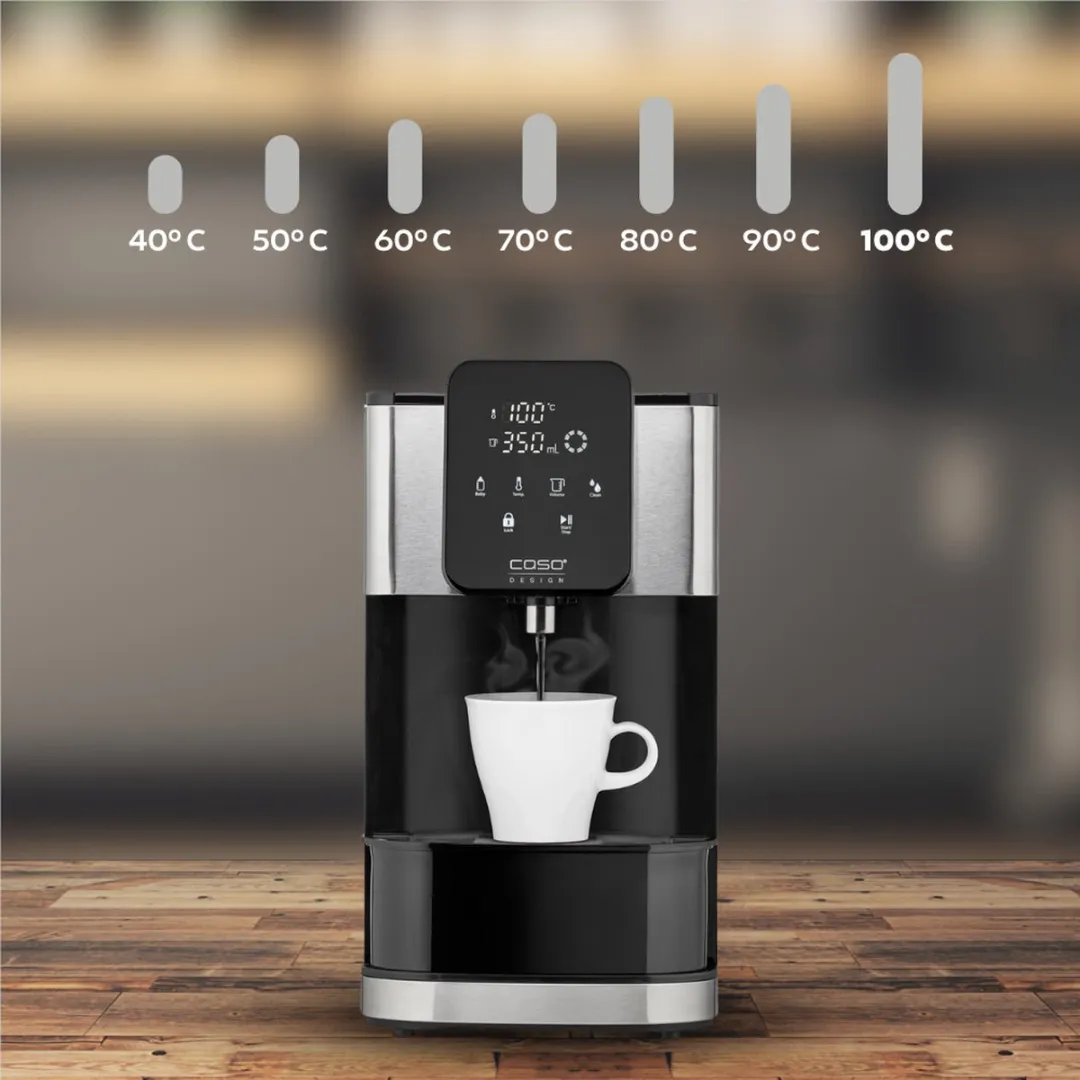 Caso HW1660 Turbo Heetwaterdispenser 2600W - 4L Zwart