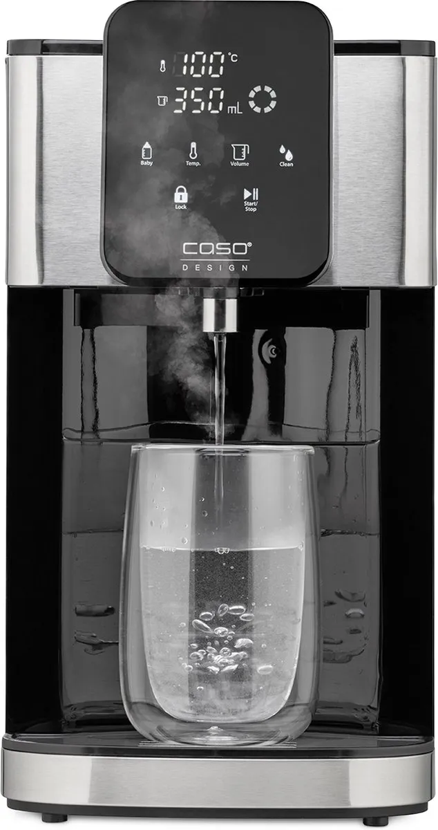 Caso HW1660 Turbo Heetwaterdispenser 2600W - 4L Zwart