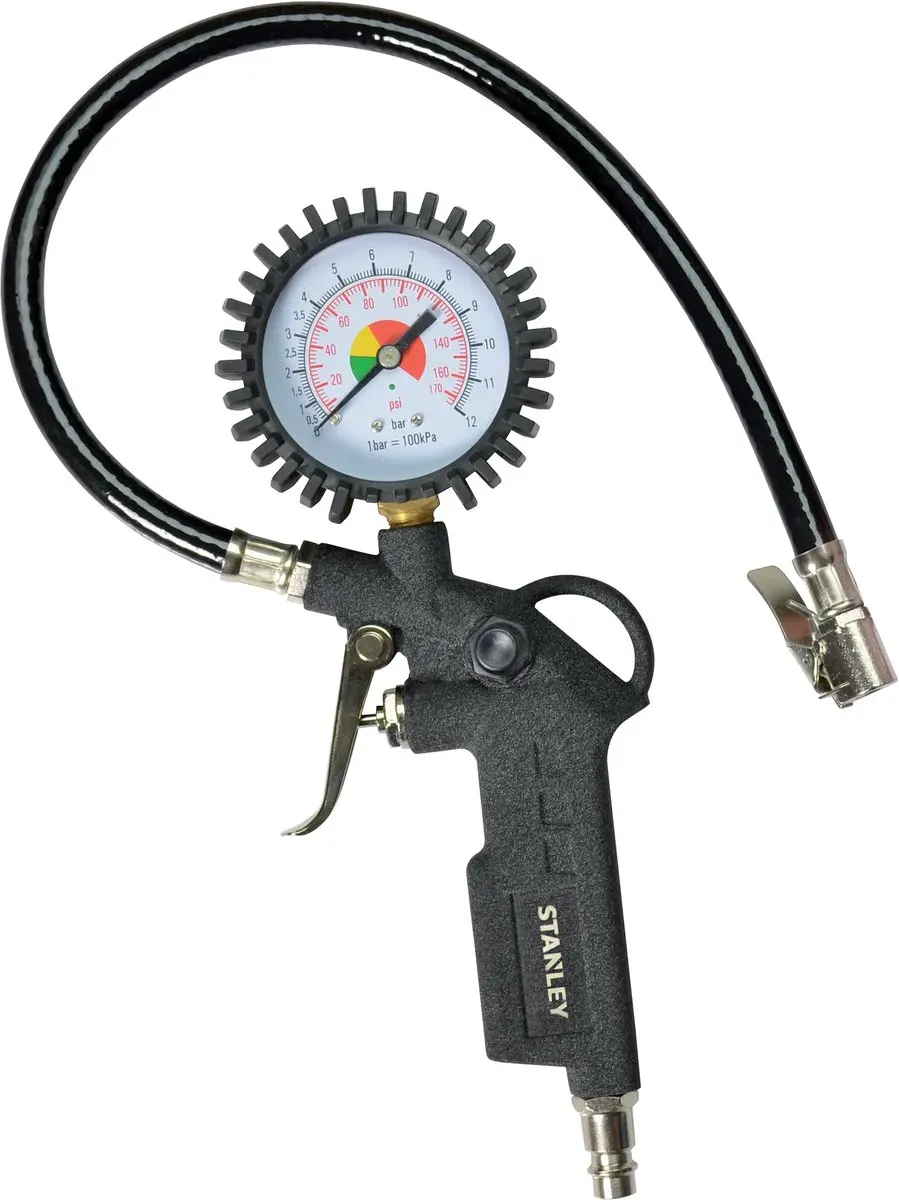 Stanley Luchtpistool met manometer 170533XSTN
