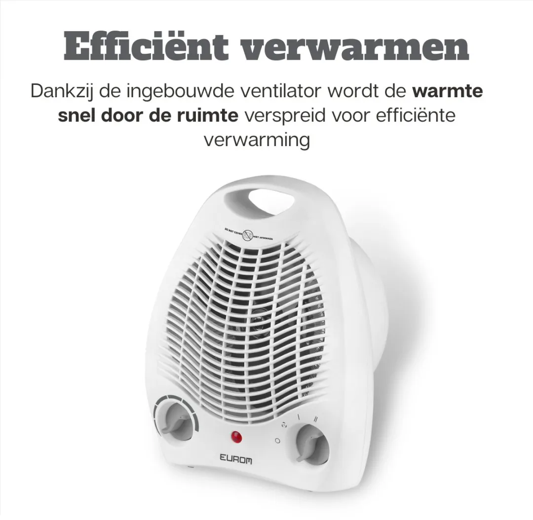 Eurom VK 2002 Ventilatorkachel 2000W - Wit