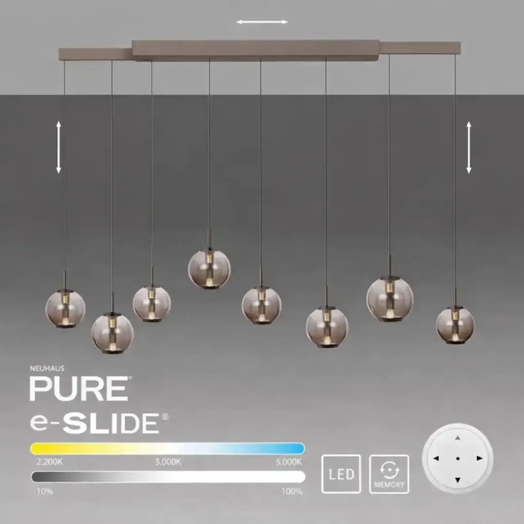 Paul Neuhaus PURE E-Infinity LED Hanglamp 10-lichts
